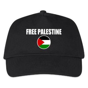 Free palestine - Kinder Basecap - Schwarz - Vorne