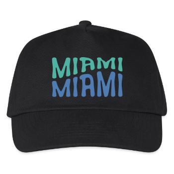 Miami - Kinder Basecap - Schwarz - Vorne