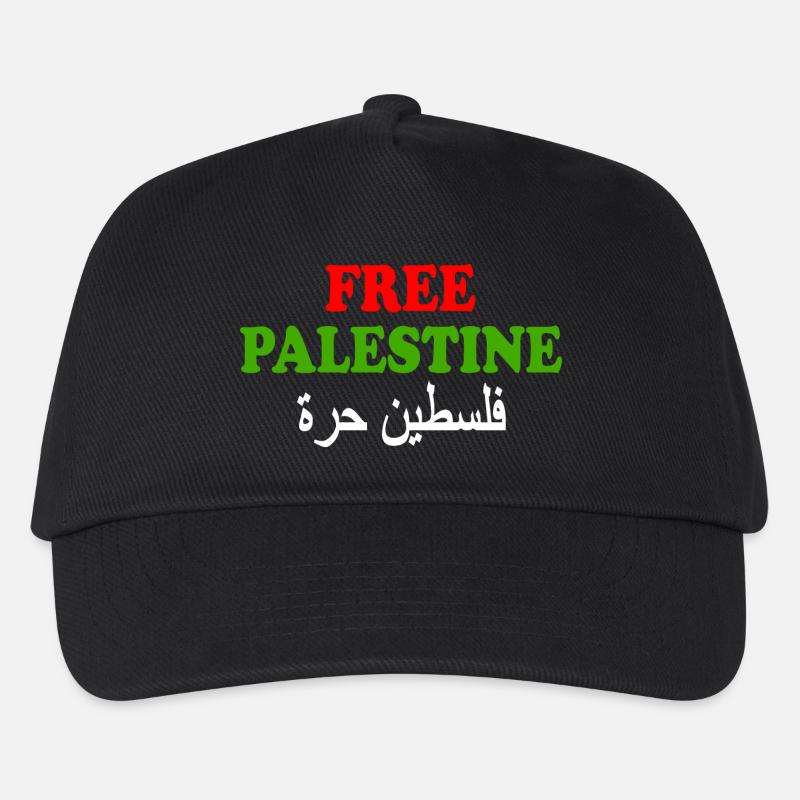 Free palestine - Kinder Basecap - Schwarz