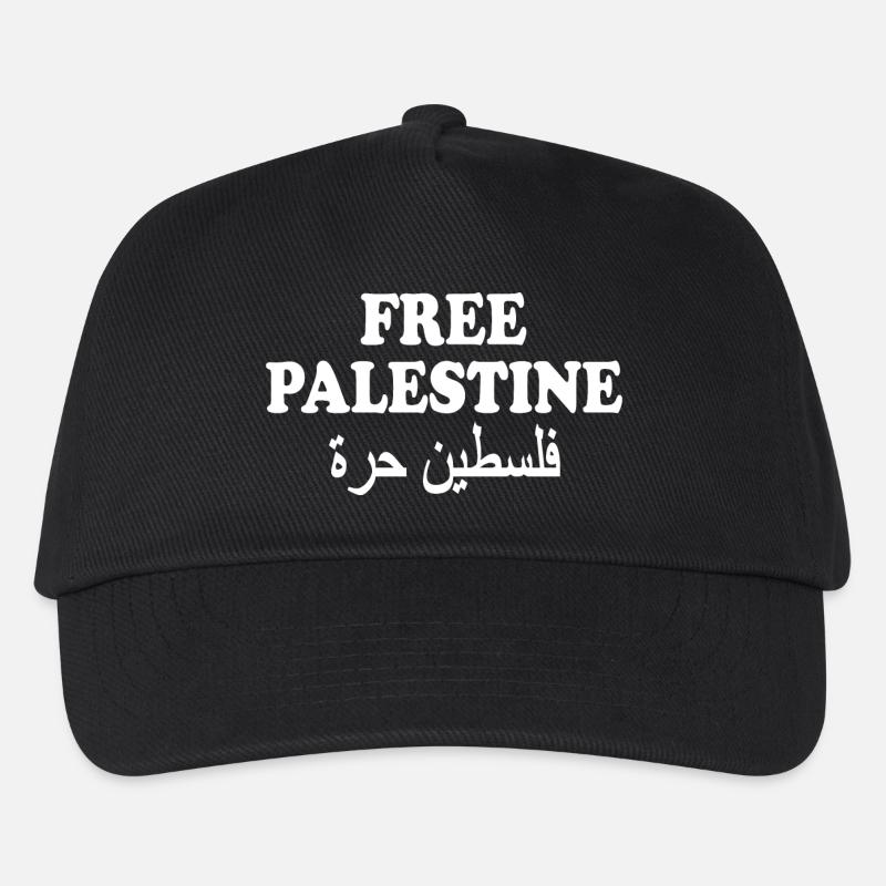 Free palestine - Kinder Basecap - Schwarz