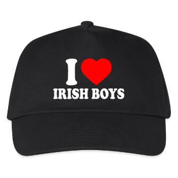 I love irish boys - Kinder Basecap - Schwarz - Vorne