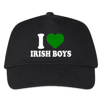 I love irish boys - Kinder Basecap - Schwarz - Vorne