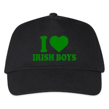 I love irish boys - Kinder Basecap - Schwarz - Vorne