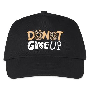 Donut Motivations-Donut - Kinder Basecap - Schwarz - Vorne