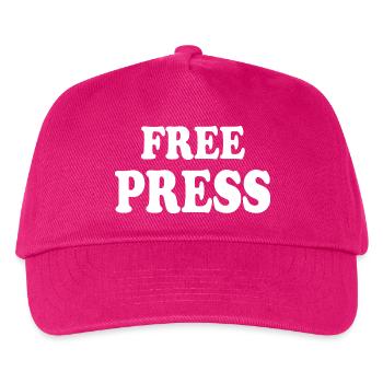 Free press - Casquette de baseball Enfant - fuchsia - Devant