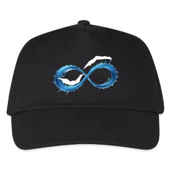 Natation Infinity Wave - Casquette de baseball Enfant - noir - Devant