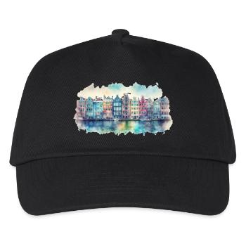 Stadt - Kinder Basecap - Schwarz - Vorne