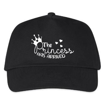 Princesse - Casquette de baseball Enfant - noir - Devant