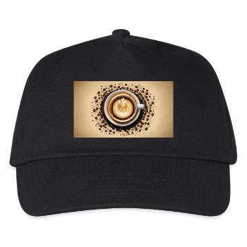 A Coffee Bean Latte from The Coffee Bean - Kids’ Baseball Cap - black - Front