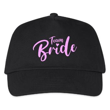 bride team - Kinder Basecap - Schwarz - Vorne