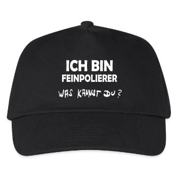 Fine polisher - Kids’ Baseball Cap - black - Front