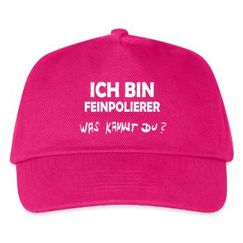 Fine polisher - Kids’ Baseball Cap - fuchsia - Front