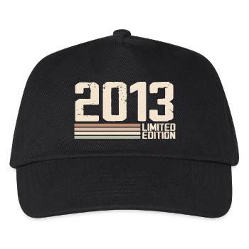 2013 Millésime 2013 Anniversaire 2013 Rétro 2013 - Casquette de baseball Enfant - noir - Devant