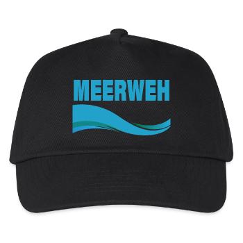 MEERWEH - Kinder Basecap - Schwarz - Vorne