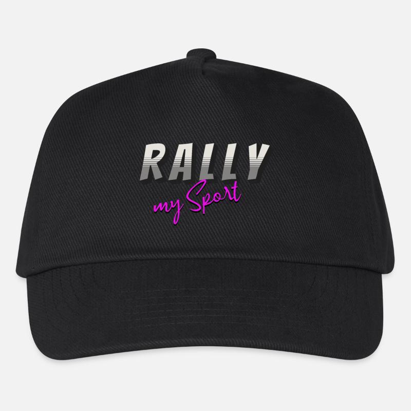Rally my Sport grau pink - Kinder Basecap - Schwarz