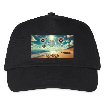 Zauberei - Kinder Basecap - Schwarz - Vorne