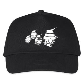 Beehive Sketch - Kids’ Baseball Cap - black - Front