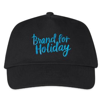 Marque pour les vacances - Casquette de baseball Enfant - noir - Devant