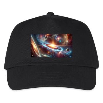 Quasar im Universum - Kinder Basecap - Schwarz - Vorne