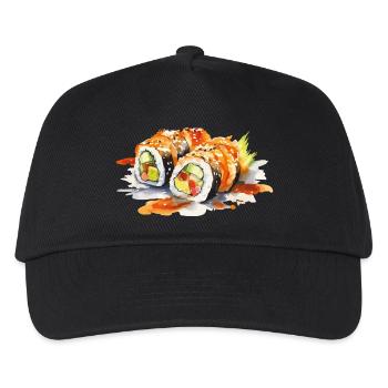 Sushi - Kinder Basecap - Schwarz - Vorne