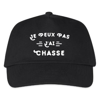 Ich kann nicht, ich habe gejagt - Kinder Basecap - Schwarz - Vorne