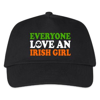 everyone loves an irish girl - Kinder Basecap - Schwarz - Vorne