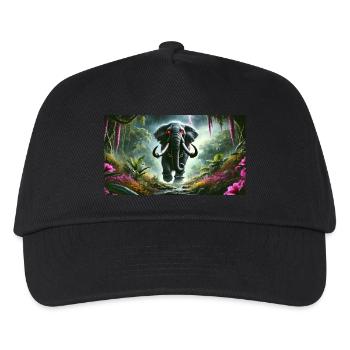 PRIMAL ELEPHANT - Kids’ Baseball Cap - black - Front
