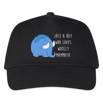 Mammoth - Kids’ Baseball Cap - black - Front