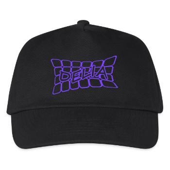 Name: Delia - Kids’ Baseball Cap - black - Front