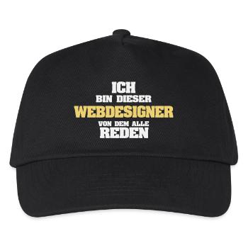 Concepteur de sites Web en tant que métier - Casquette de baseball Enfant - noir - Devant