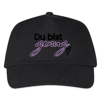 Du bist genug - Kinder Basecap - Schwarz - Vorne