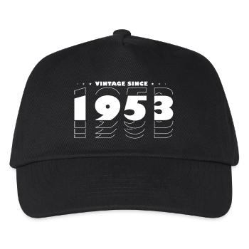 Vintage Bold Tribute to 1953 - Celebrate 72nd - Kids’ Baseball Cap - black - Front