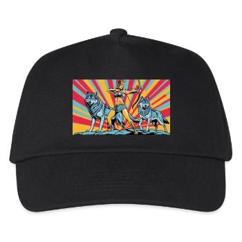 nVx Artemis 1 - Kids’ Baseball Cap - black - Front