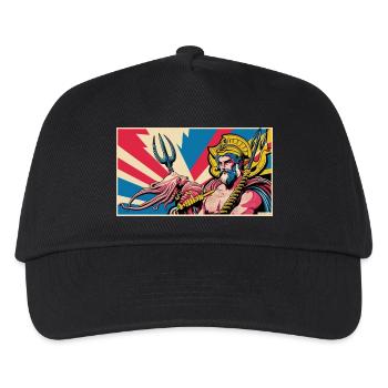 nVx Poseidon 1 - Kinder Basecap - Schwarz - Vorne