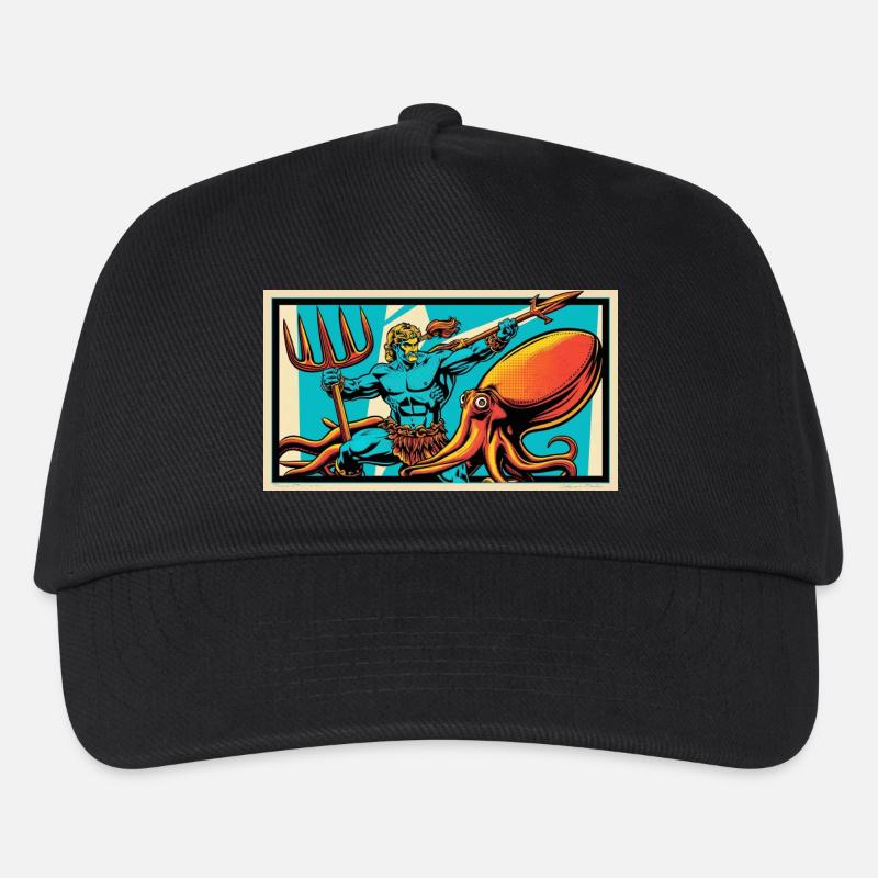 nVx Poseidon 2 - Kinder Basecap - Schwarz