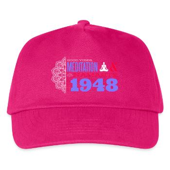 1948 - 77 Jahre Stark in Geist und Seele - Kinder Basecap - Fuchsia - Vorne