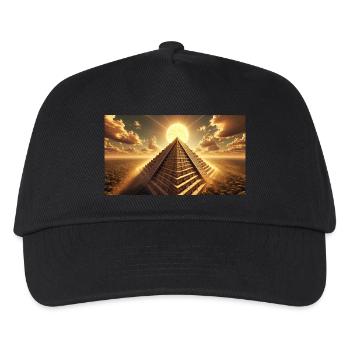 High Culture of the Future (B) - Kids’ Baseball Cap - black - Front
