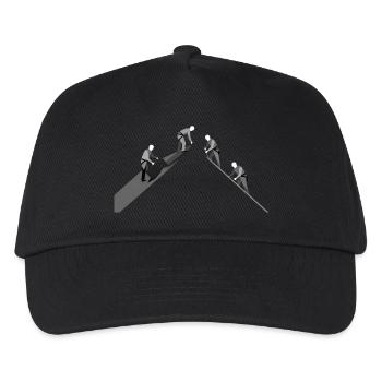 roofing roofing - Kids’ Baseball Cap - black - Front