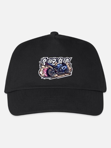 JDM Supersport Bike - Kinder Basecap - Schwarz