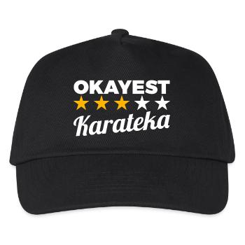 Karatéka moyen - Casquette de baseball Enfant - noir - Devant