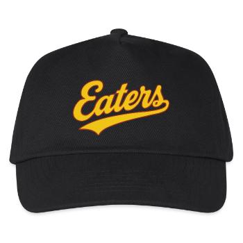 Eaters (fließende Vintage-Baseball-Typografie) - Kinder Basecap - Schwarz - Vorne