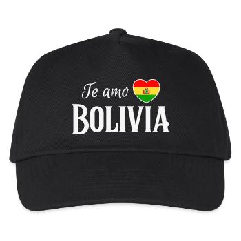 I love Bolivia, made in Bolivia - Kids’ Baseball Cap - black - Front