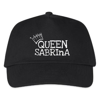 Vorname Sabrina - Kinder Basecap - Schwarz - Vorne