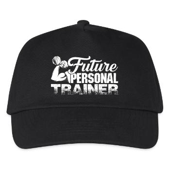 Personal Trainer Future Personal Trainer - Kids’ Baseball Cap - black - Front