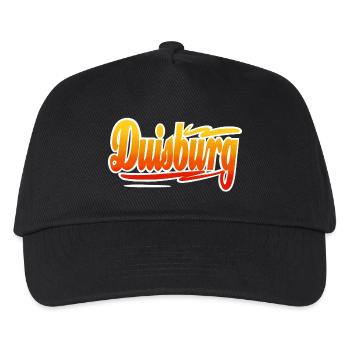 Duisburg - Kinder Basecap - Schwarz - Vorne