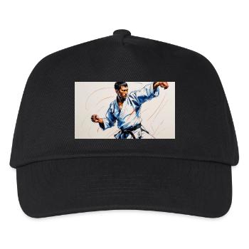 Martial art and Japanese dynamism - Kids’ Baseball Cap - black - Front