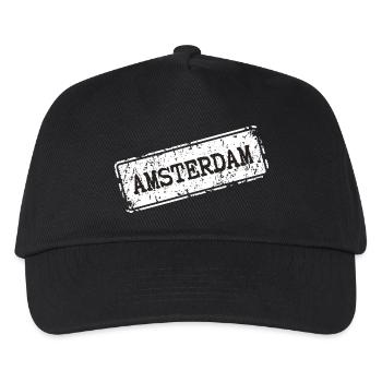 Amsterdam Street Style - Kids’ Baseball Cap - black - Front