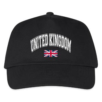 United Kingdom Flag - Kids’ Baseball Cap - black - Front