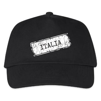 Italia - Kinder Basecap - Schwarz - Vorne
