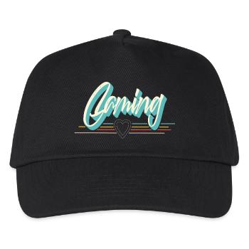 Gaming - Kids’ Baseball Cap - black - Front